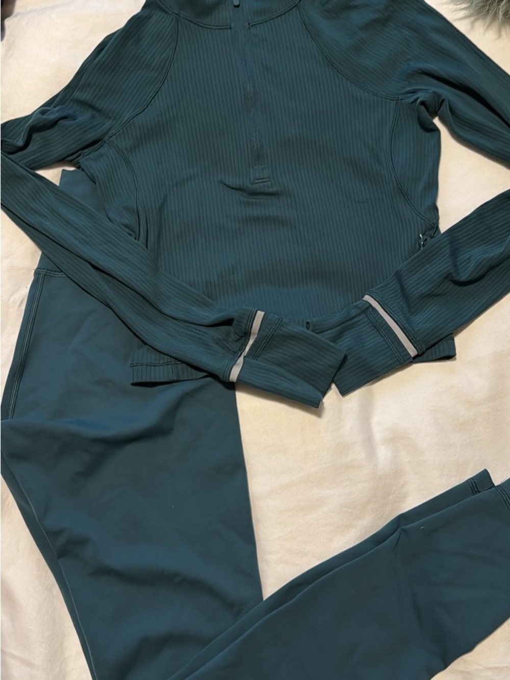 lululemon Wunter Train 28’ + Ready to Rulu Quarter Zip Set